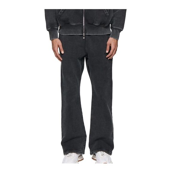 Purple Brand Sweatpants Heavyweight Fleece Flared Mens Black P459